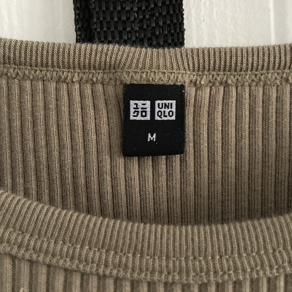 🩻RIBBED CREWNECK CROPPED T-SHIRT - Picture 4 of 4